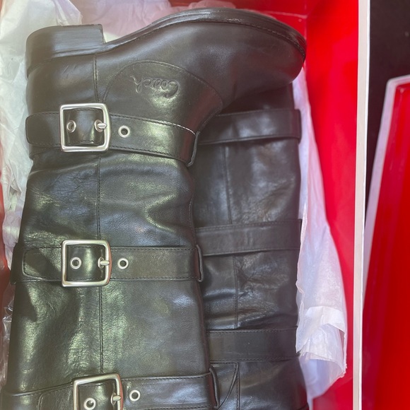 Coach Biker Boots - Picture 1 of 2